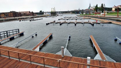port na Wyspie Grodzkiej w Szczecinie